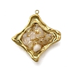304 Stainless Steel Enamel Pendants STAS-H201-03G-02-1