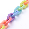 Handmade Acrylic Cable Chains X-AJEW-JB00643-2