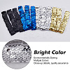 12Pcs 4 Colors Yarn & Rubber Elastic Headbands OHAR-GF0001-17-4