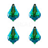 4Pcs Glass Pendants GLAA-TA0004-30-1