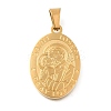 304 Stainless Steel Pendants STAS-K394-04G-01-1