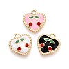 Alloy Enamel Pendants PALLOY-T092-33G-1