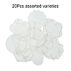 20Pcs Acrylic Pendants OACR-YW0002-36B-1