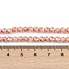 Baking Paint Electroplated Synthetic Non-magnetic Hematite Beads Strands G-H072-A01-01H-4