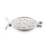 Non-Tarnish 304 Stainless Steel Pendants X-STAS-E421-099P-1