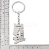 Alloy Enamel Keychains KEYC-P020-A04-3