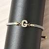 Adjustable Nylon Cord Bracelets X-BJEW-C096-01G-07-3