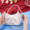 8Pcs 8 Styles White Acrylic Round Beads Bag Handles FIND-TA0001-39-5