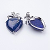 Natural Lapis Lazuli Pendants G-E433-B-05P-2