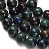 Natural Azurite Beads Strands G-Z110-C05-10mm-4