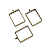 Alloy Open Back Bezel Big Pendants PALLOY-TA0021-02AB-3