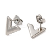 Non-Tarnish 304 Stainless Steel Stud Earring EJEW-C099-03P-3