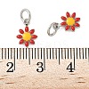 Brass Enamel Charms KK-C110-16B-01P-3