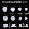 24Pcs 4 Style Silicone Bottle Seal Plug AJEW-GF0008-11A-2