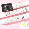 8Sets 8 Styles Iron Alloy Link Bracelets Set for Women BJEW-FS0001-10-1