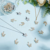 30Pcs 3 Colors Alloy Enamel Pendants FIND-ME0002-09-4