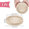 Marble Round Jewelry Plates DIY-WH0899-84-2