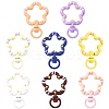 10Pcs Spray Painted Alloy Swivel Snap Hook Clasps FIND-FS0004-56-1