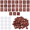 3 Sets Wood Cabcohons WOOD-HS0001-04A-1