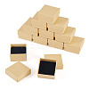 12Pcs Square Cardboard Earring Jewelry Gift Boxes AJEW-TA0001-78-1