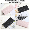 2Pcs 2 Colors PU Imitation Slip-in Leather Glasses Case AJEW-CN0003-26D-5