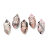 Faceted No Hole Natural Rhodonite Healing Stones LS-G-K034-20mm-14-1