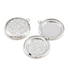 Rack Plating Brass Locket Pendants KK-K277-06P-2