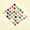150Pcs 15 Style Food Grade Eco-Friendly Silicone Abacus Beads SIL-CA0001-24-4