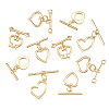 10Sets 5 Styles Brass Toggle Clasps KK-TA0008-80-2