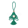 Cotton Christmas Trees Pendant Decoration HJEW-JM03830-02-2