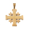 304 Stainless Steel Pendants STAS-C170-08C-G-1