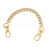 3Pcs 3 Styles 304 Stainless Steel Cuban Link Chain Bag Extender Chains FIND-JF00157-3