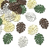 24Pcs 4 Colors Baking Paint Alloy Pendants ENAM-FS0002-28-2