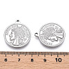 Non-Tarnish 304 Stainless Steel Pendants STAS-T064-23P-3