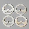 Natural Freshwater Shell Pendants SHEL-N026-80-1