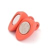 Alloy Magnetic Clasps with Loops PALLOY-P223-B01-08-3