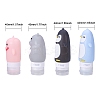 Creative Portable Silicone Travel Points Bottle Sets MRMJ-BC0001-02-3