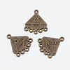 Alloy Connector Rhinestone Settings LS-X-EA10685Y-AB-1