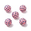 Independence Day Themes Wood European Beads LS-WOOD-I014-01A-2