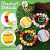 Silicone Beads Pendant Decoration KEYC-SW00016-04-3