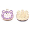 Alloy Enamel Pendants ENAM-N054-74B-3