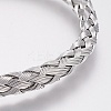 Tarnish Resistant 304 Stainless Steel Cuff Bangles Torque Bangles BJEW-H570-27P-3