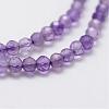 Natural Amethyst Bead Strands G-G663-17-2mm-3