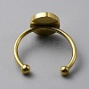 304 Stainless Steel Cuff Ring Components FIND-WH0129-74C-G-2