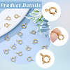 20Pcs Eco-friendly Brass Spring Ring Clasps KK-BBC0027-69B-G-5