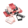 12Pcs 3 Colors Cardboard Paper Jewelry Set Boxes CBOX-FS0001-02-1