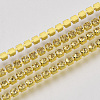 Electrophoresis Brass Rhinestone Strass Chains X1-CHC-Q009-SS6.5-B09-1