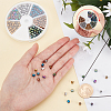 180Pcs 6 Colors Electroplate Non-magnetic Synthetic Hematite Beads Strands G-AR0004-36-3