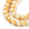 Baking Paint Glass Beads Strands DGLA-N012-8mm-03-3
