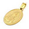 Ion Plating(IP) 304 Stainless Steel Pendants LS-STAS-B071-02A-22G-2